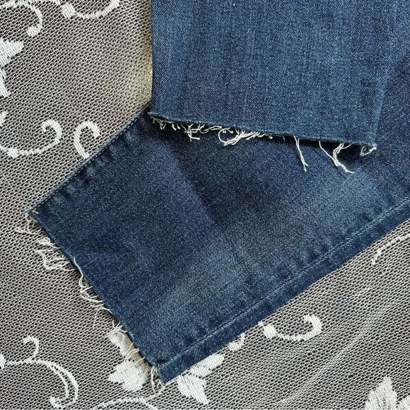 KUT From The Kloth Catherine Ankle Straight Leg Jewel Distressed Jean Size 2 - Picture 5 of 13